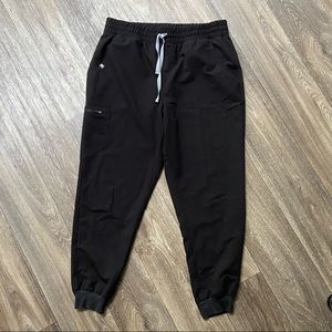 FIGS High Waisted Zamora Jogger Scrub Pants 1.0 Black XL